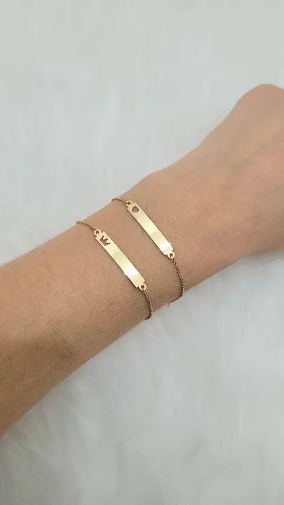 Pulseirinha Bebê Ouro 18k - Foto 3