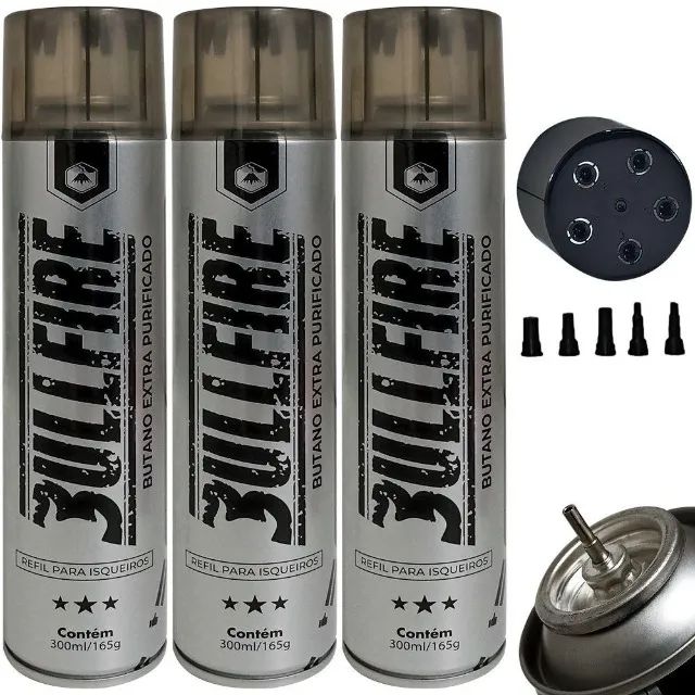 Refil de Gás para Isqueiros e Maçaricos Bulfire - Foto 3