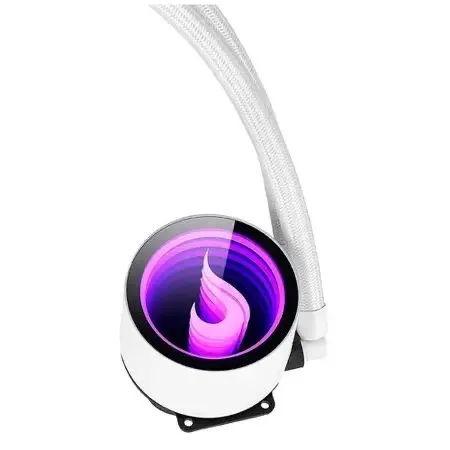 Water Cooler Gamer Rise Mode Frost, RGB, Intel e AMD, 240mm, Branco - RM-WCZ-02-RGB  - Foto 2