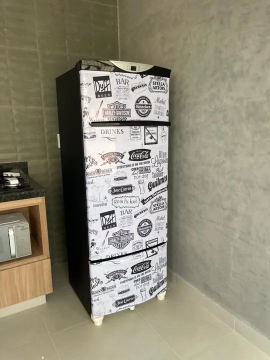 Envelopamento de geladeira 