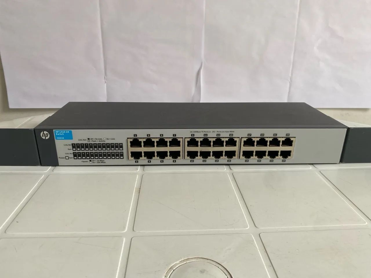 Switch Hp 24 Portas 10/100 V1410 - Foto 2