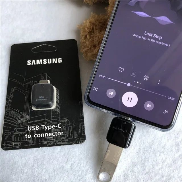 Adaptador OTG Tipo C Original Samsung P/ Smartphones, Tablets, etc - Foto 6