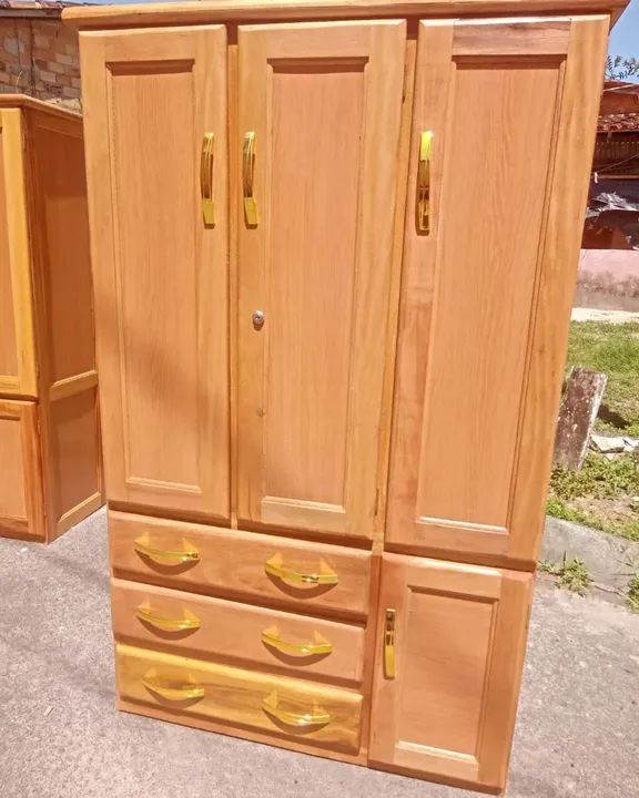 GUARDA ROUPA DE SOLTEIRO 3 PORTAS NOVO! - Foto 4