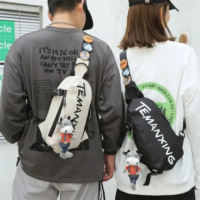 kit com 2 mochilas unisex para esportes e atividades ao ar livre, impermeável com chaveiro