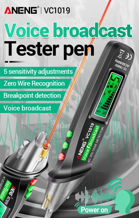 Localizador Disjuntor com Voz Transmissão e Sensor Infravermelho, Posicionamento Voltage T