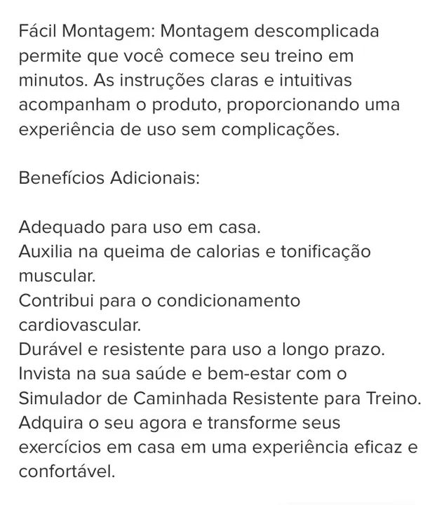 Aparelho de ginástica, Simulador De Caminhada  - Foto 4