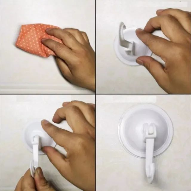 Ganchos Multiuso Ventosa Plastico 1pç Plast 23501 - Foto 6