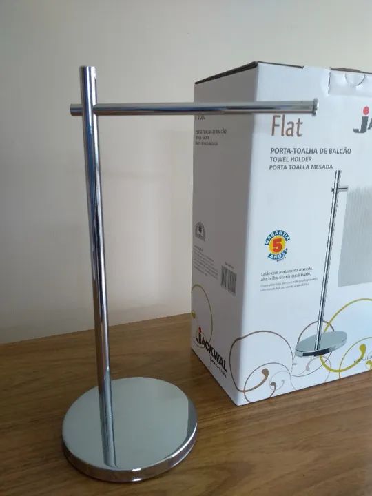 Jackwall - Porta toalha de mesa cromado