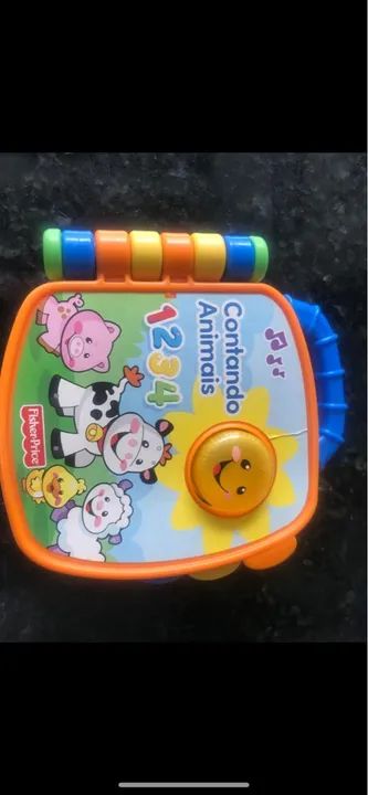 Livro Fisher Price com som da história 