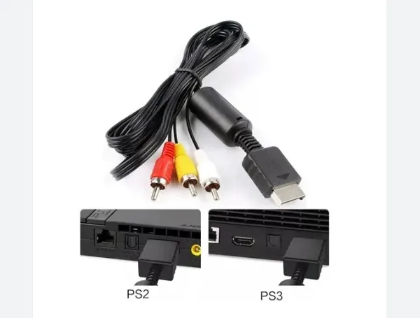 Cabo Av Audio E Video Ps2 Ps3 Ps1 Playstation