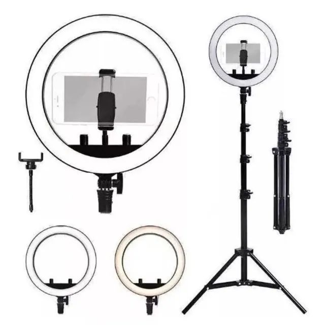 Ringlinght Led Luz Flash Estudio Profissional Com Tripe 1,80m - Foto 3