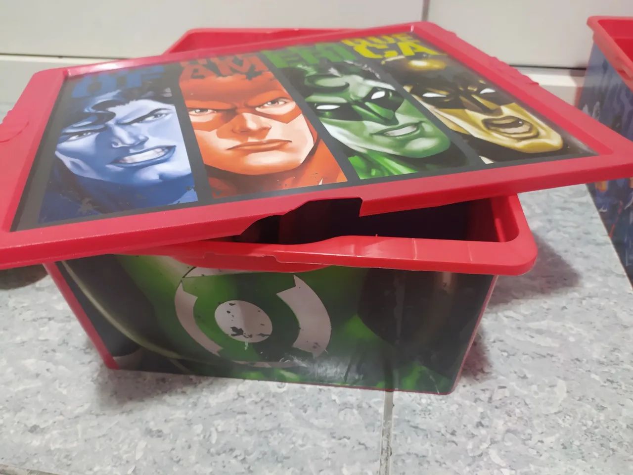 Caixa organizadora Liga da Justiça - Foto 6