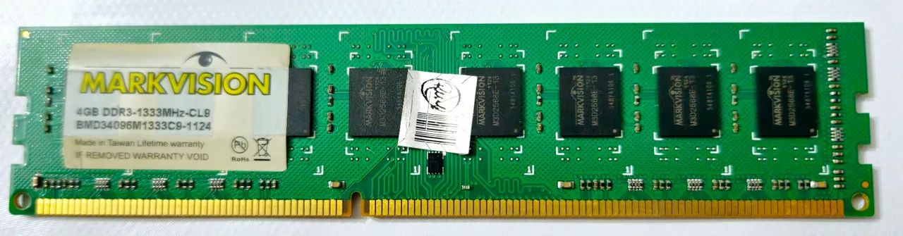 Memória RAM 4GB DDR3 1333MHz Markvision