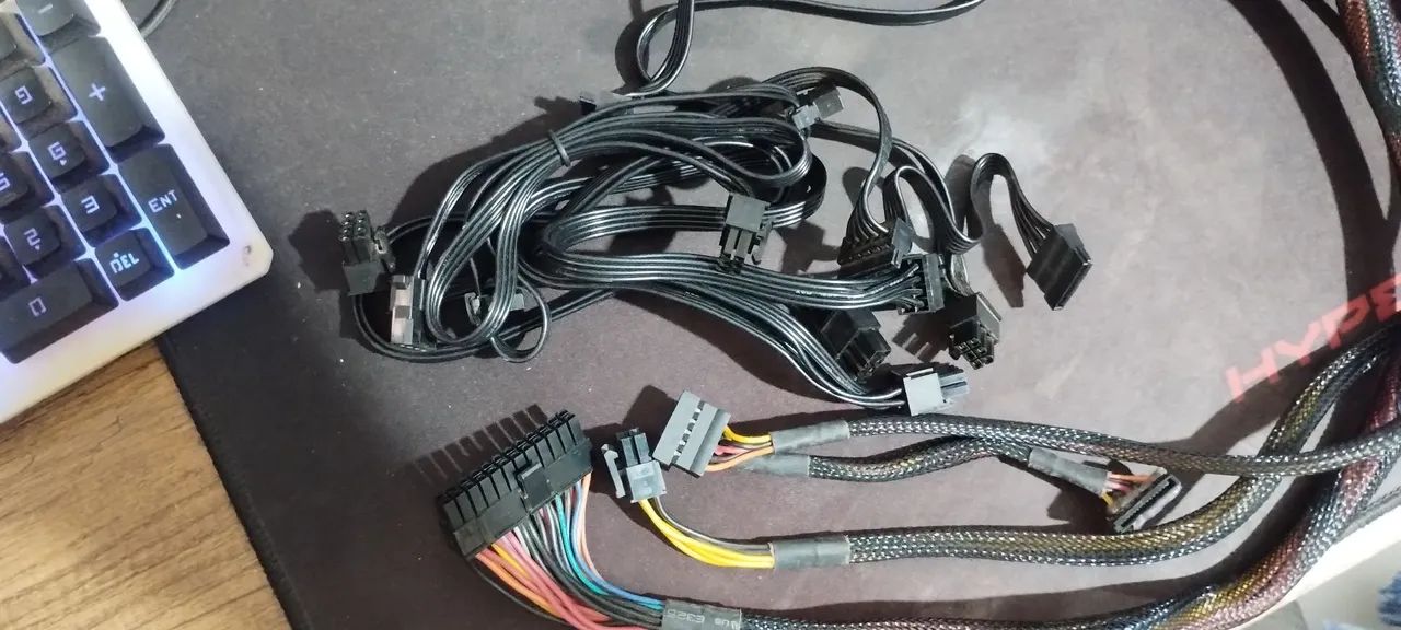 Fonte 600w 80plus bronze seme modular - Foto 4