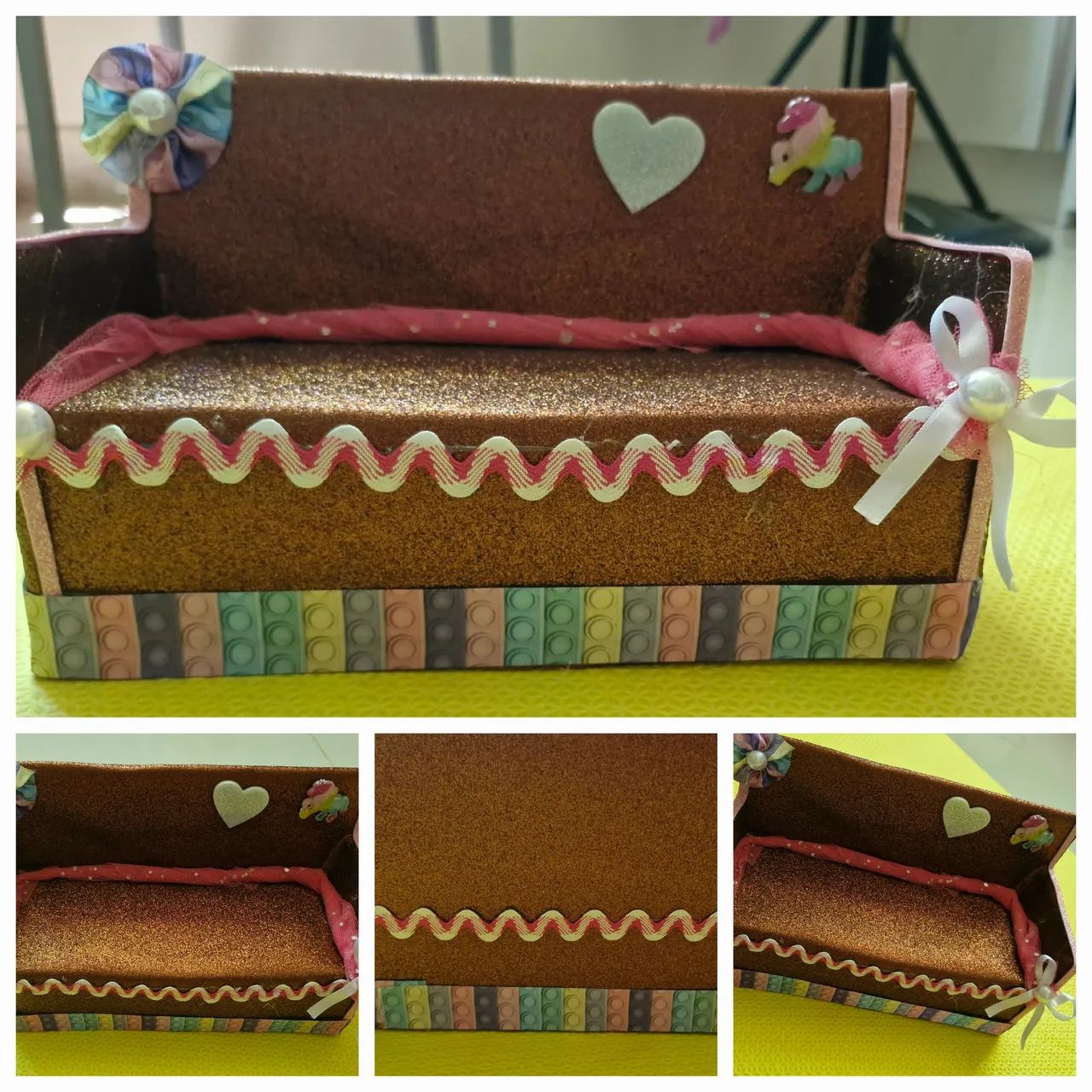 Sofá de Brinquedo para Bonecas