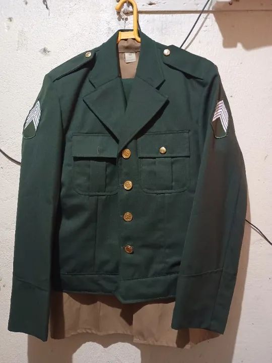 Uniforme do exército homem bala 