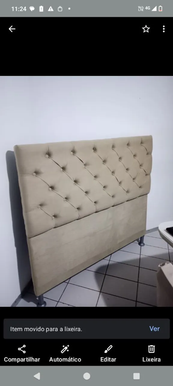 Cabeceira de Cama Estofada