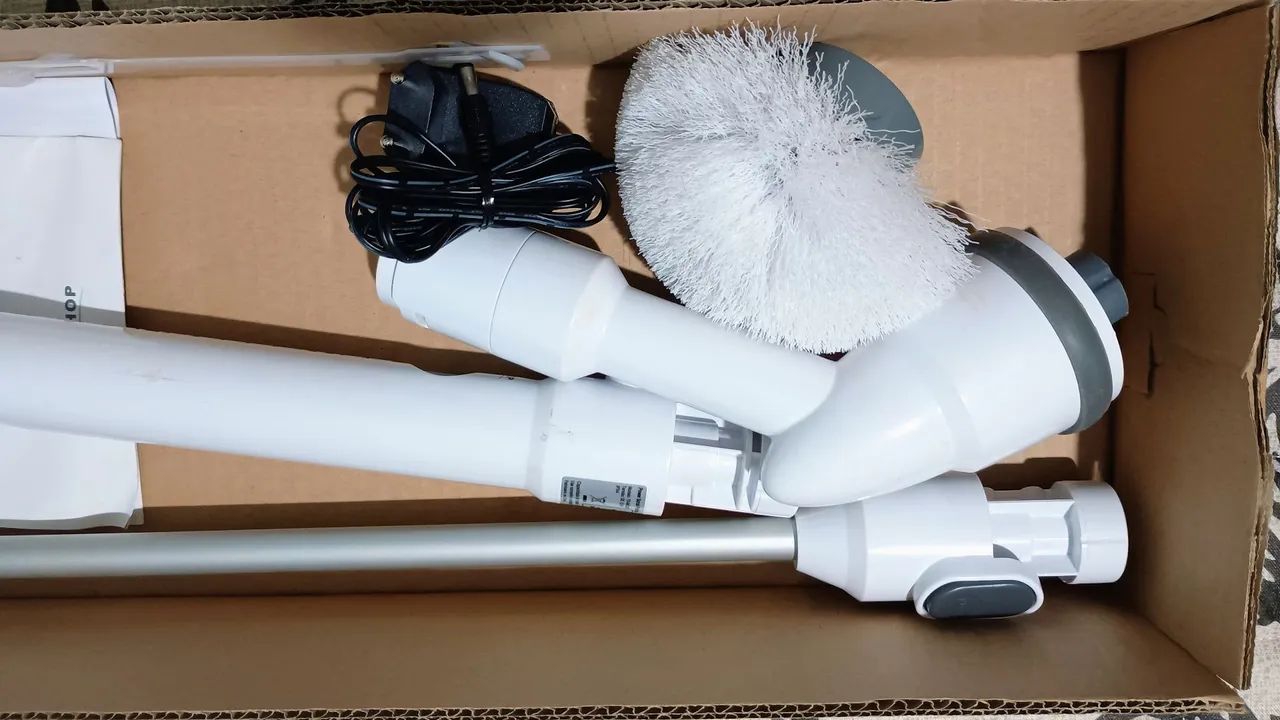 Escova Elétrica Rotativa para Limpeza - Nova