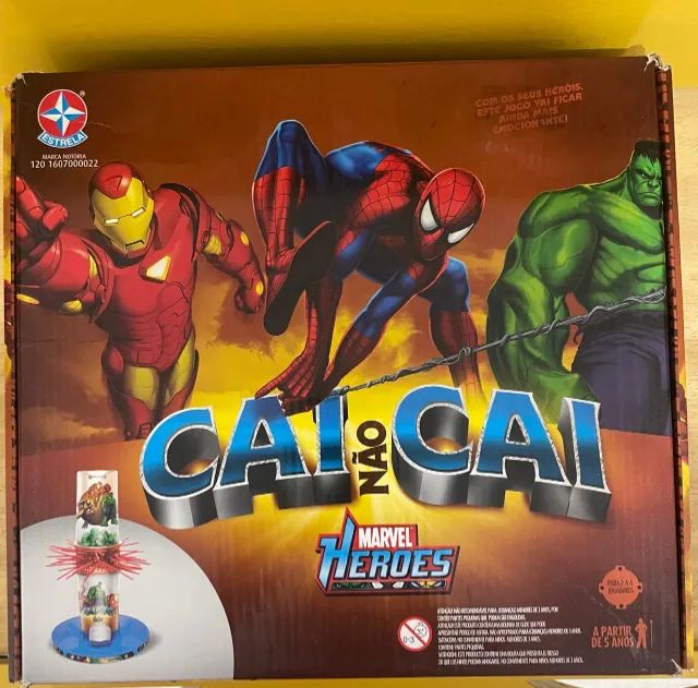 Jogo Cai não Cai Marvel Heroes Estrela  - Foto 3