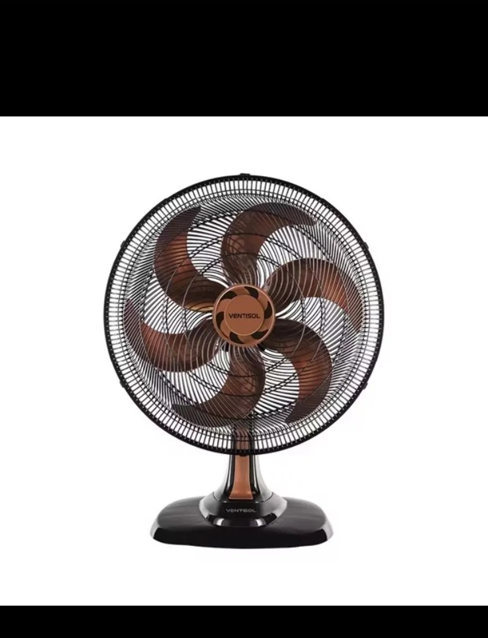 Ventilador preto/bronze 