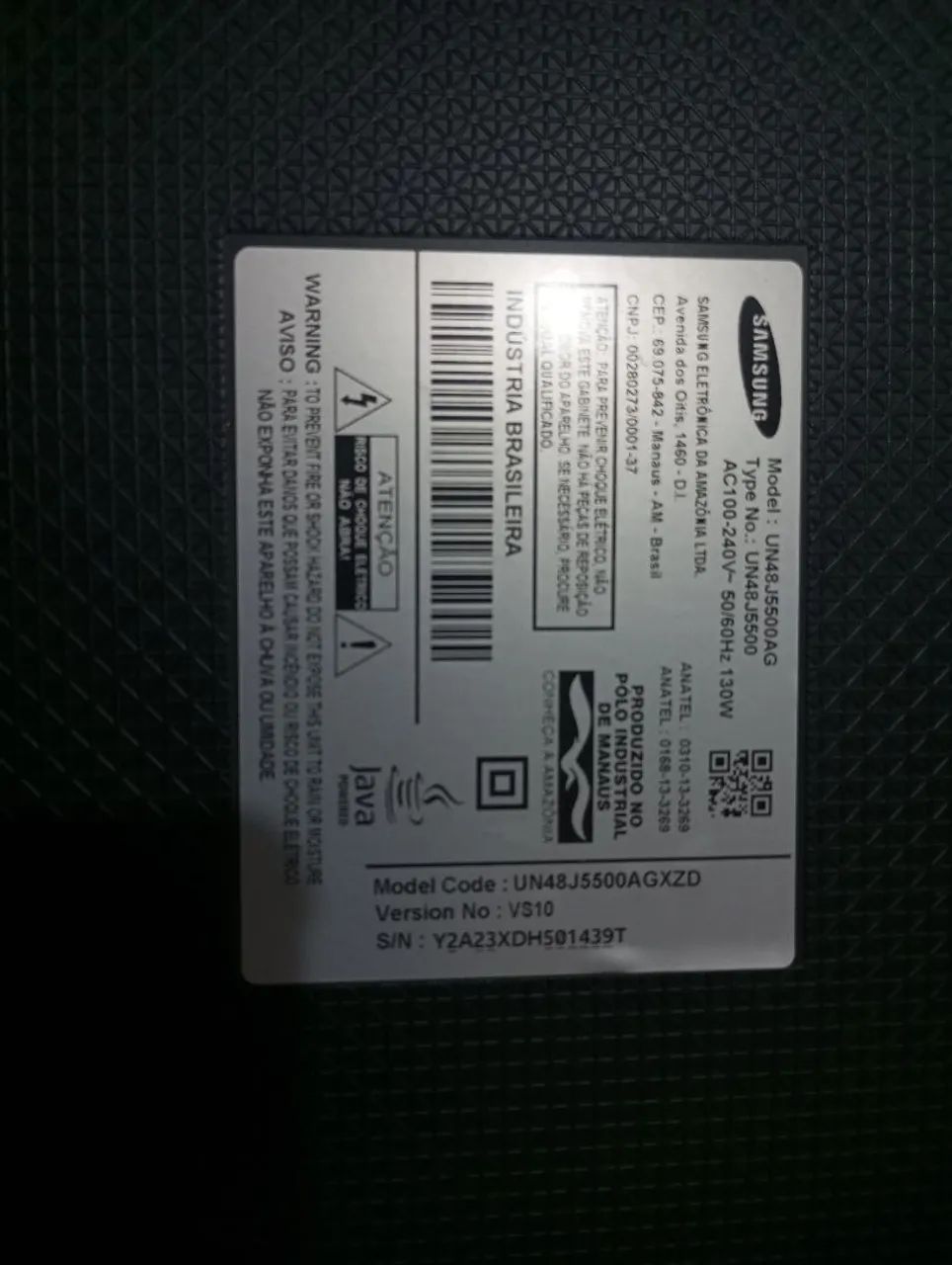 Tv com defeito na tela, Samsung 48" polegadas!<br> - Foto 3