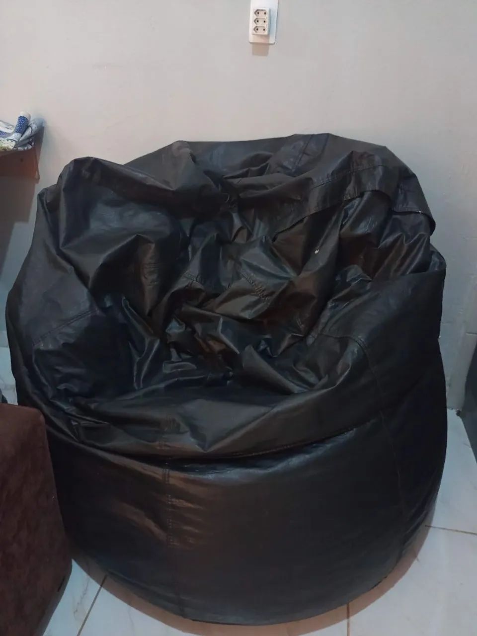 Poltrona Puff Preta - Foto 2