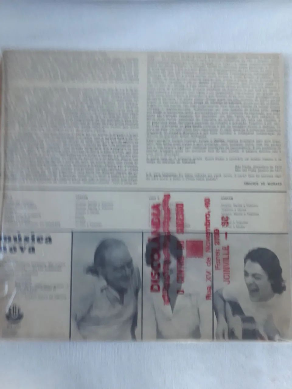 Disco Vinil Como Dizia O Poeta - Vinícius, Marília, Toquinho - Foto 2