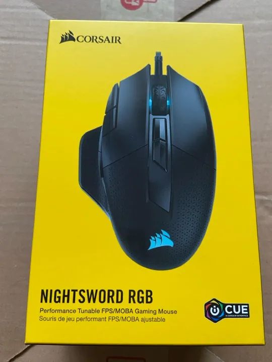 Mouse Gamer Corsair RGB - Estado de Novo - Na caixa