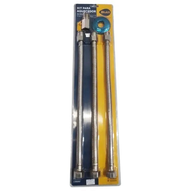 Kit Para Aquecedor Passagem C/Mini Val Flex 40Cm 180517-61 Blukit - Foto 4