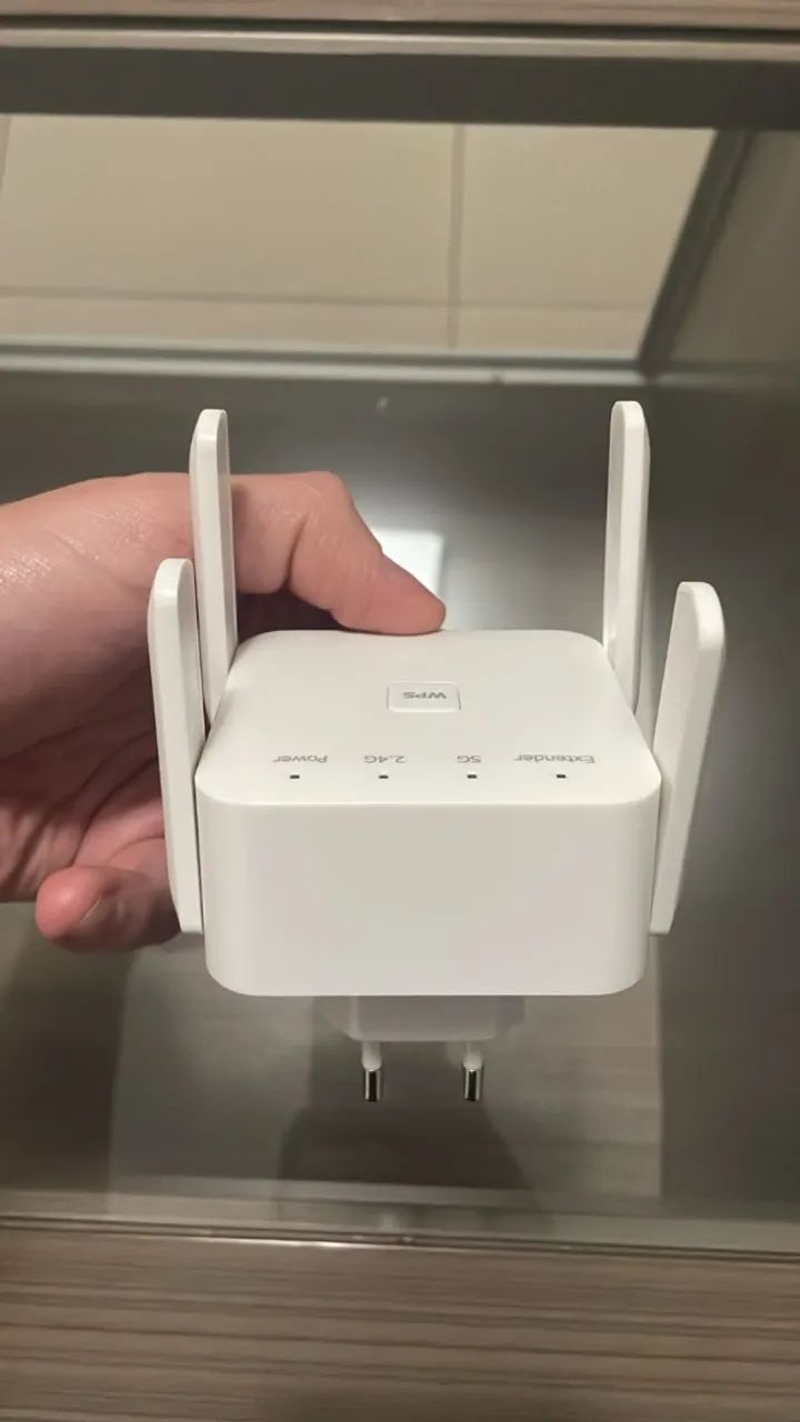 Repetidor/Extensor de Sinal Wifi 2.4 e 5GHZ 1200MB Novo  - Foto 2