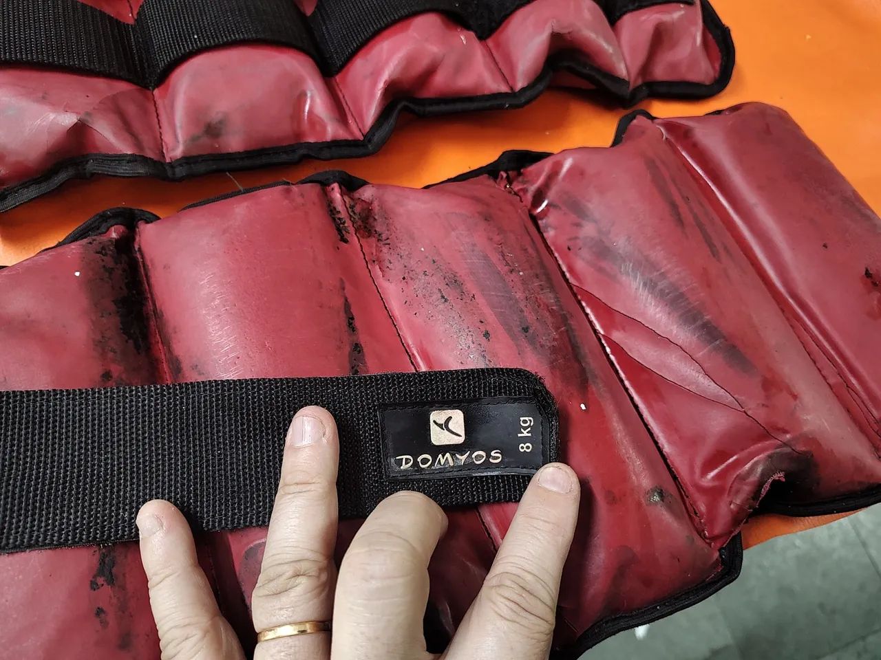 Pesos com velcro,8kg - Foto 2
