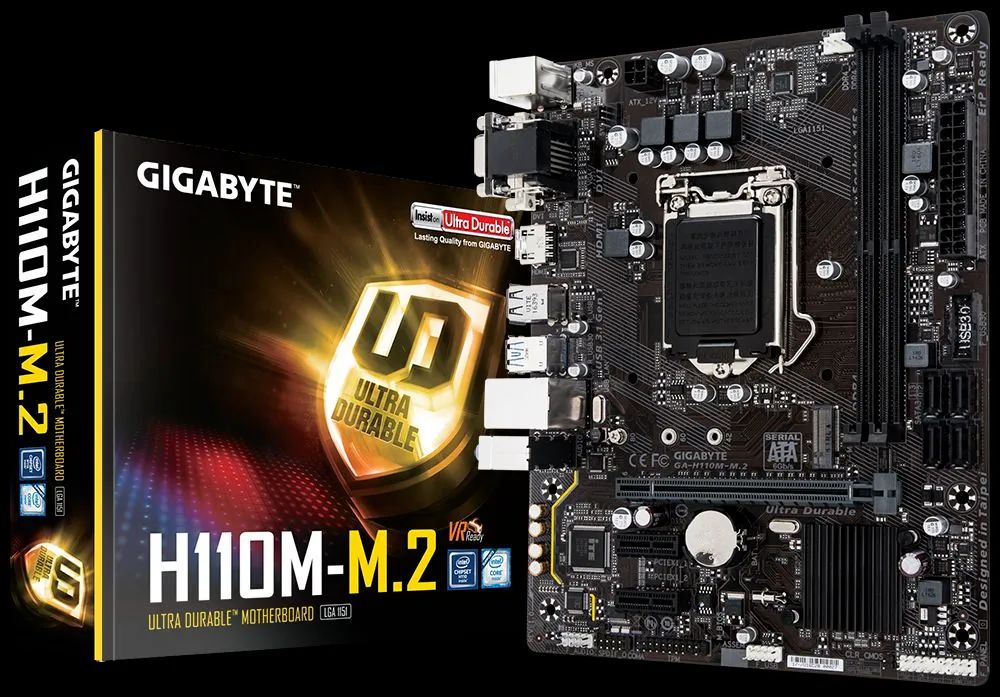 Kit Intel: Placa-Mãe Gigabyte h110m (ddr4) + I3 7100 + Coolerbox Risemode  - Foto 2