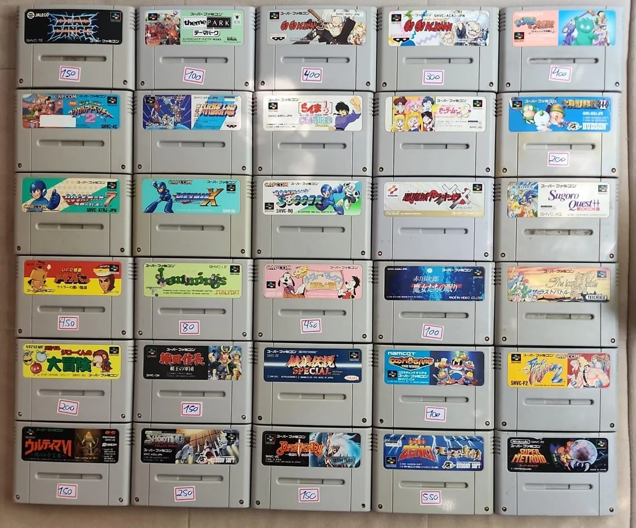 Jogos de Super Famicom