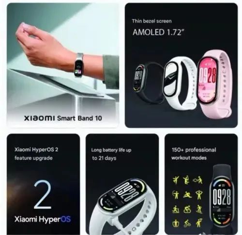 Xiaomi Smart Mi Band 10 Global - Lançamento  - Foto 3