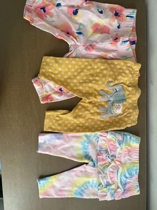 Conjunto de Calças para Bebê - 3 Peças