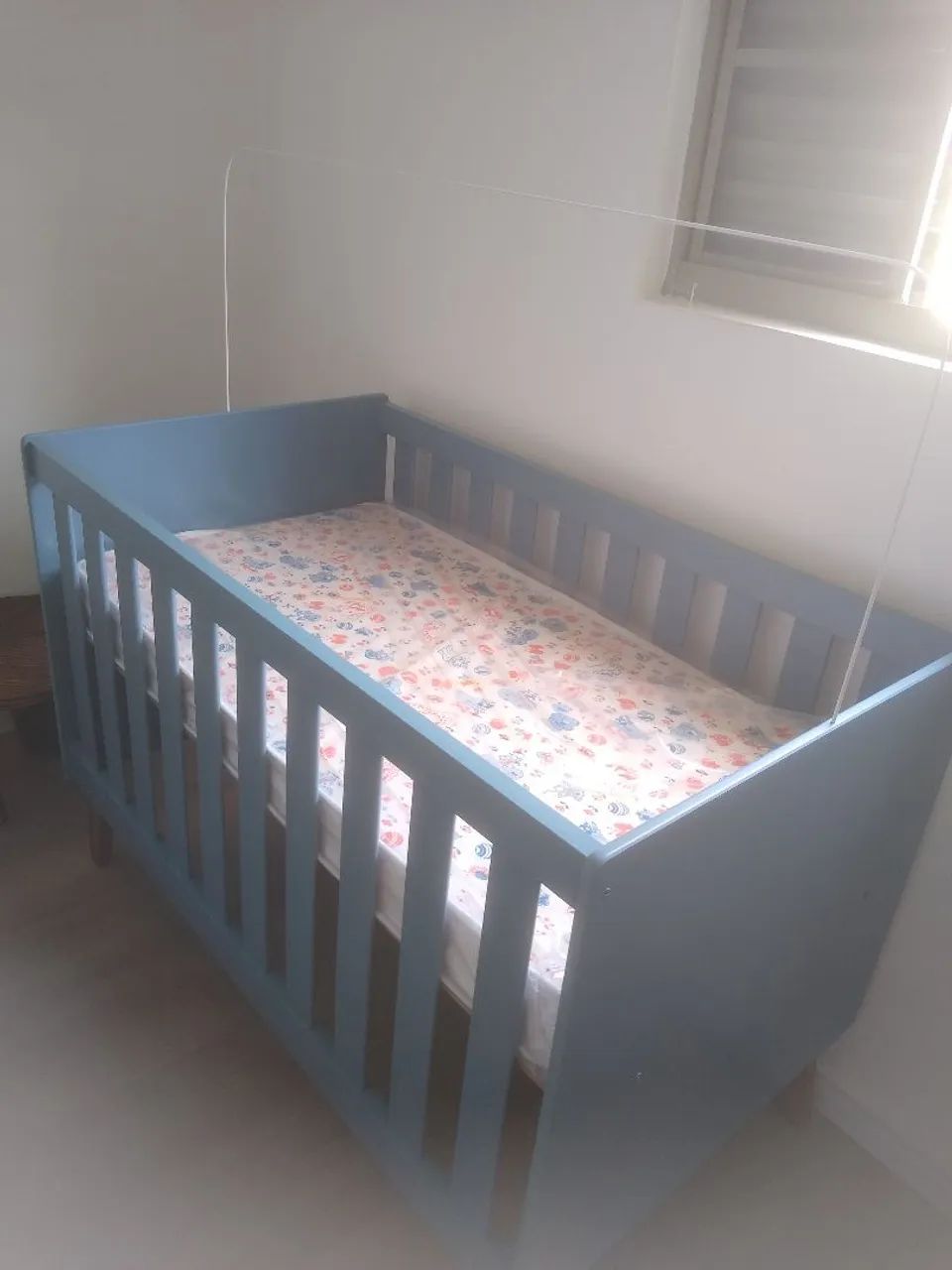 Berço Reller Azul ayla - Foto 2