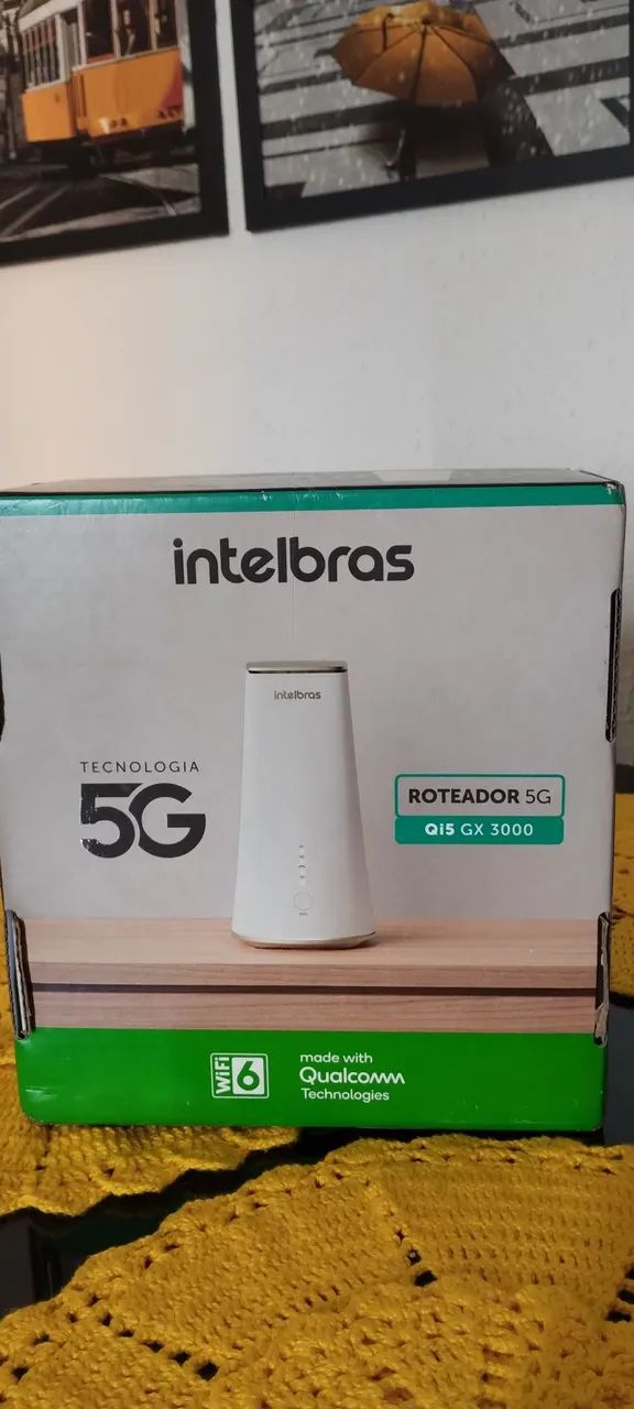 Roteador 5G Intelbras Qi5 GX 3000 - Desbloqueado 