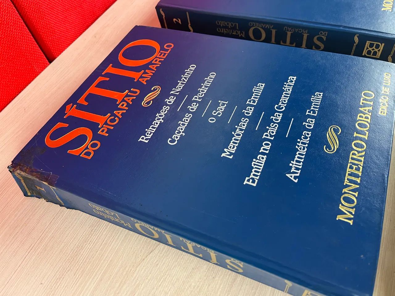 Sítio Do Pica-Pau Amarelo: 4 Livros - Edição De Luxo Brasiliense/Monteiro Lobato - Foto 3