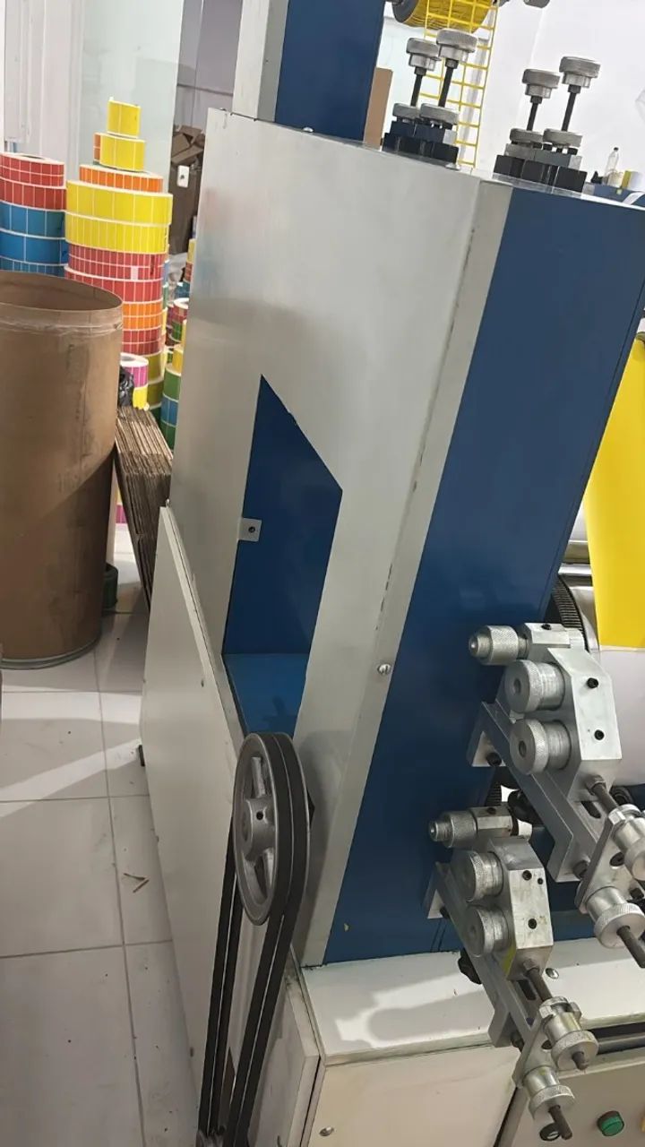 MÁQUINA de Impressão FLEXOGRAFICA 3 CORES 120mm SEMINOVA - Foto 5