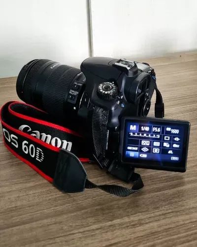 Kit Câmera Canon Eos 60d + Lentes 50mm E 18-135mm (Usado) - Foto 4
