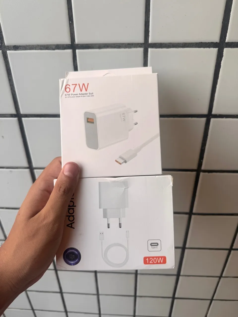 Carregador 67W e 120W para Celular - Novo!