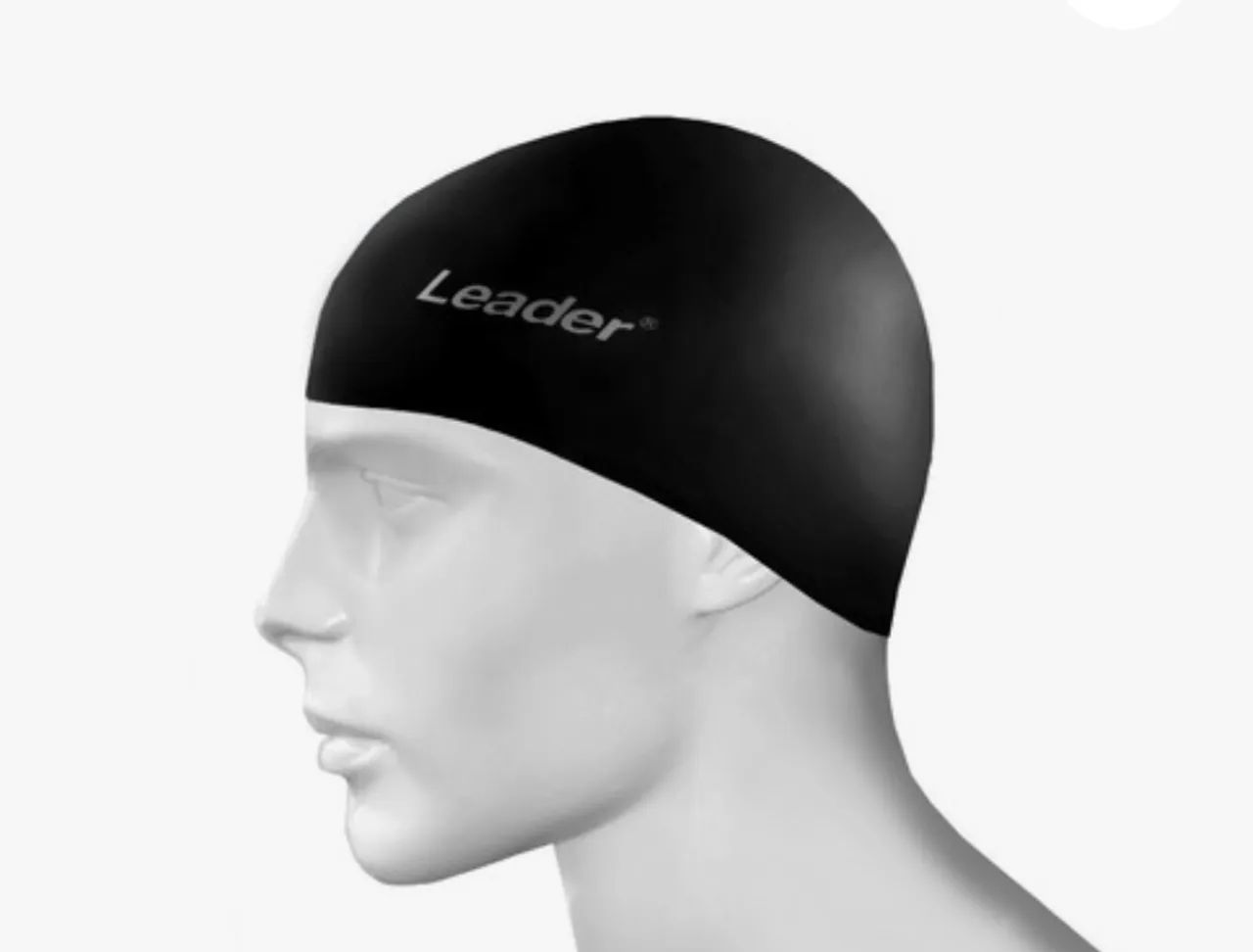 Touca de Silicone para Natação Leader - Foto 2