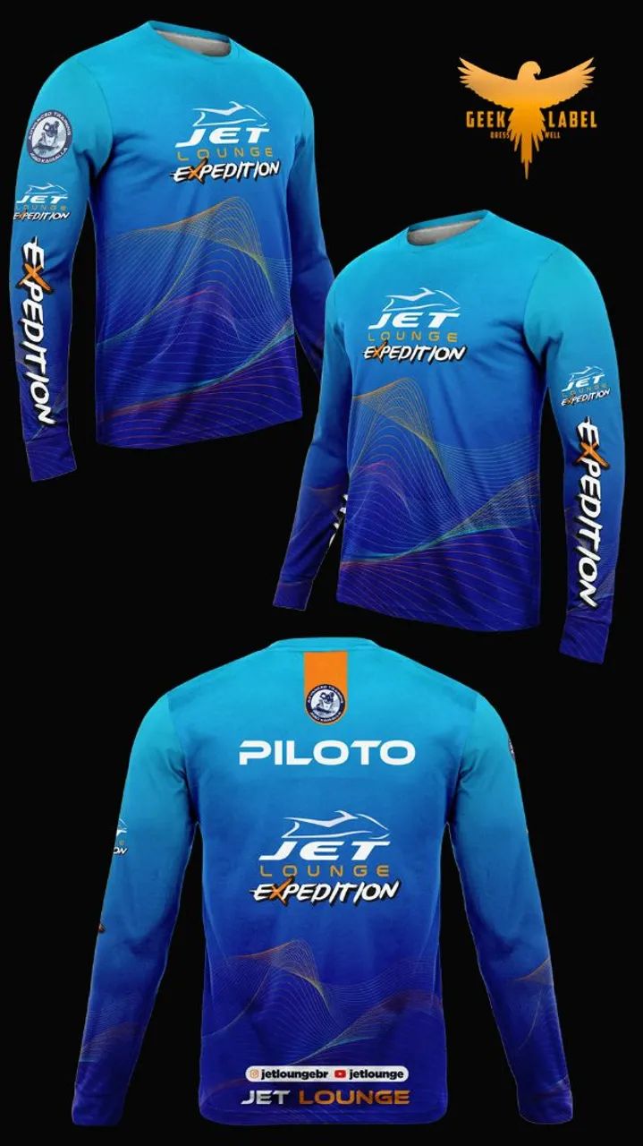 Camisa manga longa Personalizada com sua marca 