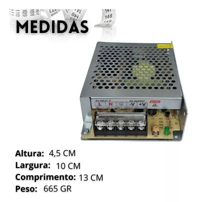 Fonte 12v 10A.. - Foto 3