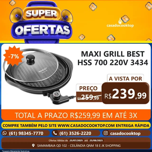 MAXI GRILL BEST HSS-700 220V