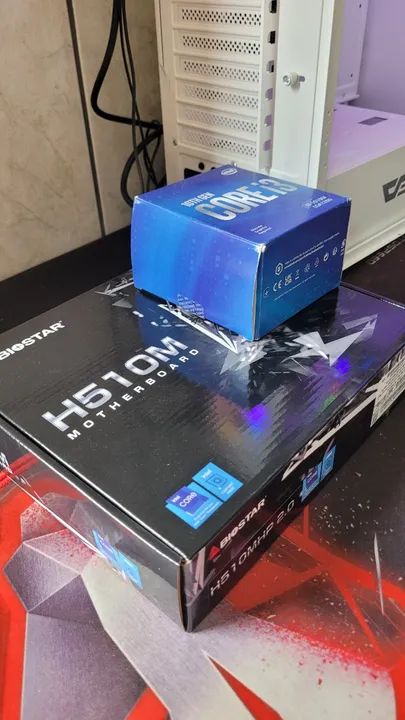 Kit Intel Core i3-10100F-Placa Mae H510m-16Gb 2666mhz - Foto 3