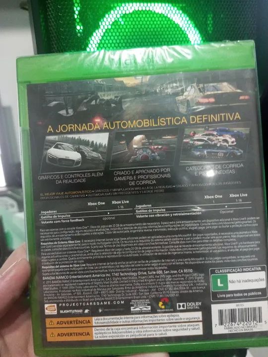 Project CARS Jogo Xbox One series x game lacrado - Foto 3