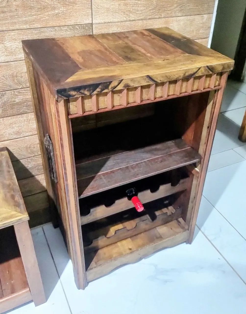 Balcão adega madeira maciça  - Foto 3