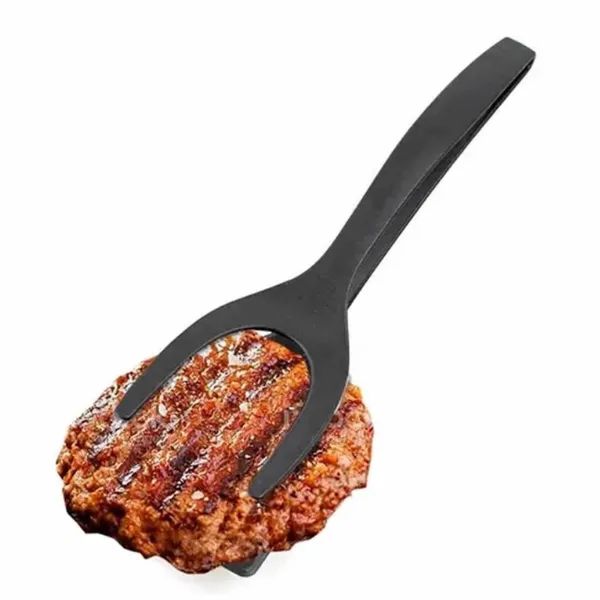 Kit Churrasco  3 peças  Pegador articulado, Espatula para steak,Escova para grelha 2x1 - Foto 4