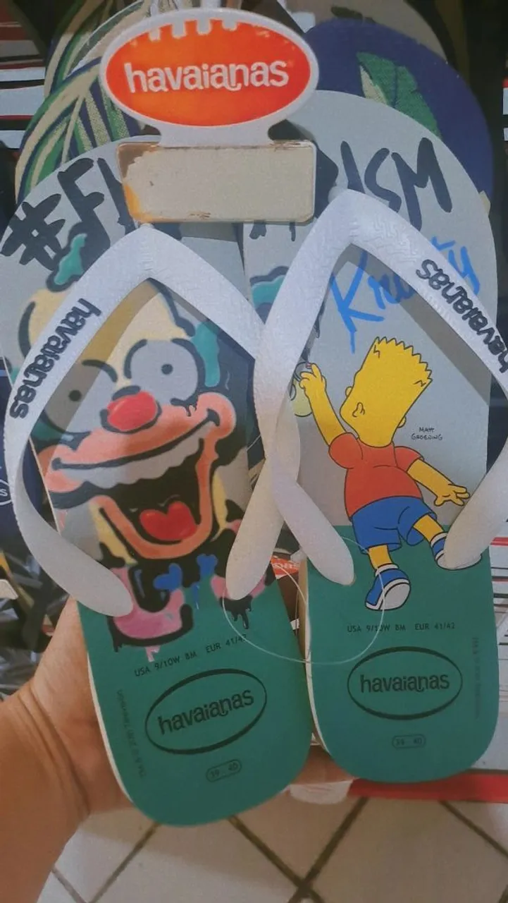 Só trabalhamos com havaianas originais